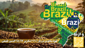 قهوه سانتوس برزیل NY2 اسکرین 17/18 اف‌سی طبیعی