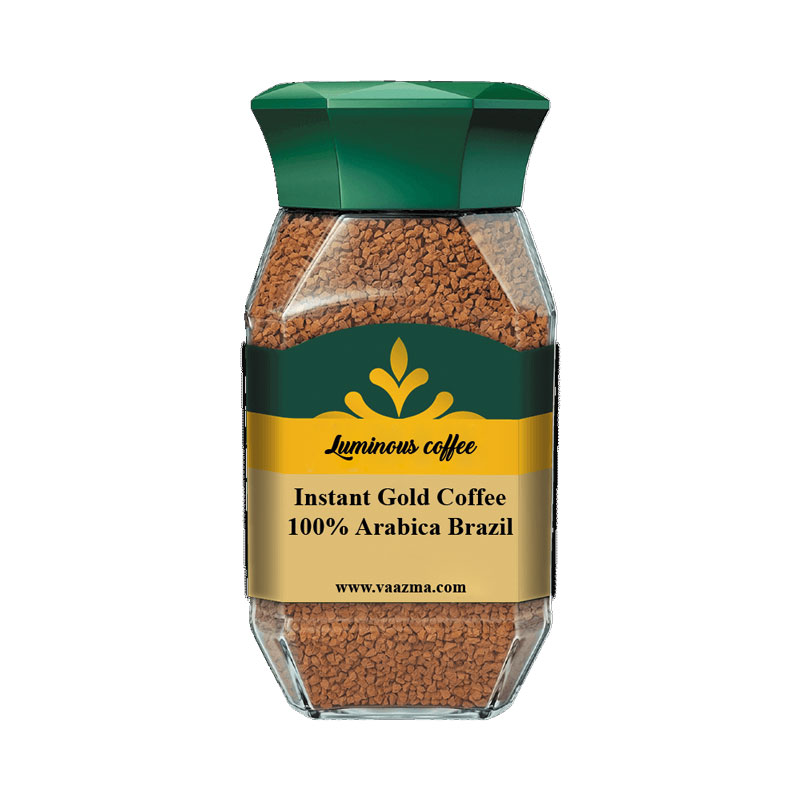 قهوه فوری گلد 100 درصد عربیکا برزیل