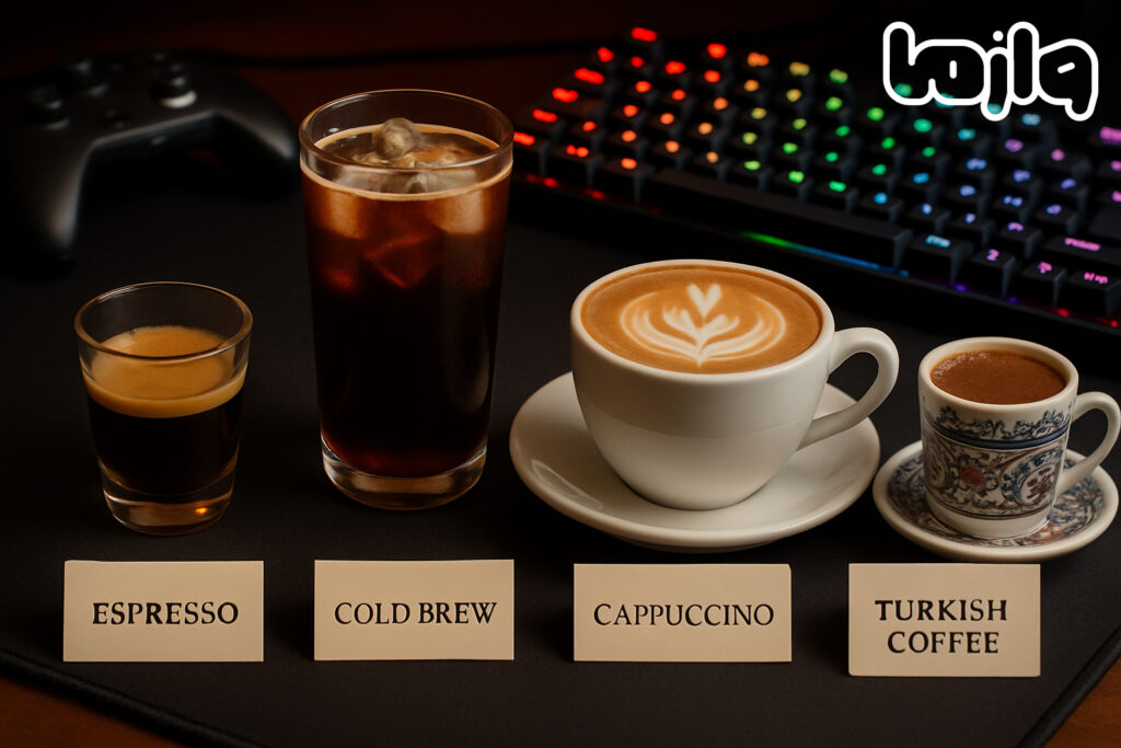 از ما و گیم و قهوه کافه لومینوسو