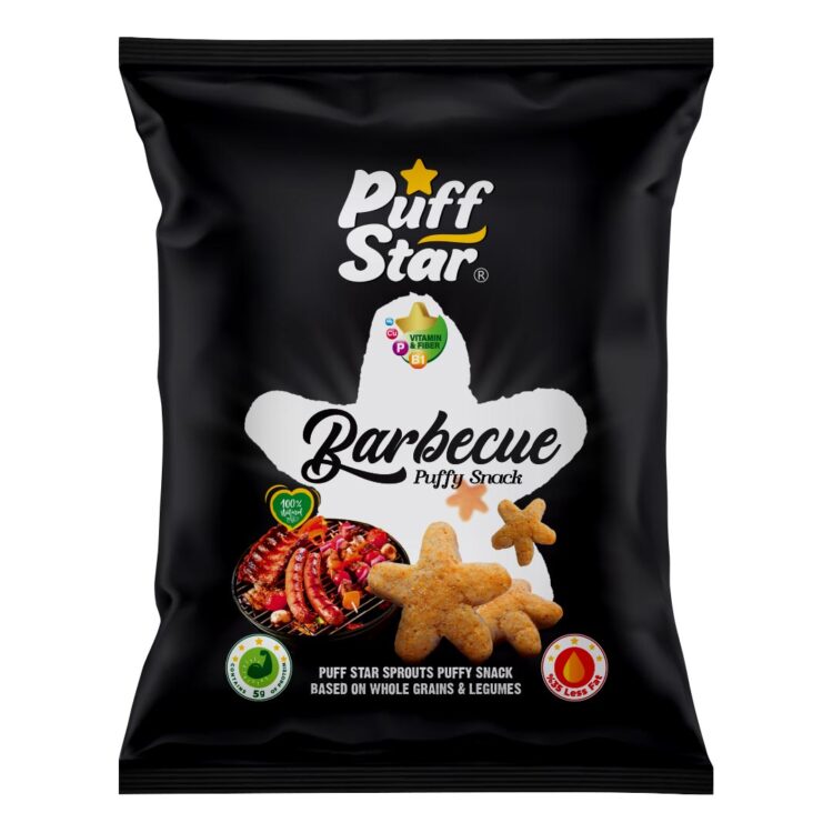 اسنک پف استار پفکی 50 گرم در 12 طعم و 25 عدد در یک بسته