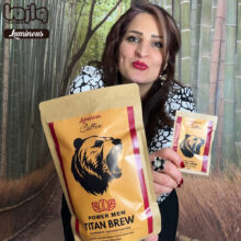 کافی بک قدرت مردانه و مخصوص ورزشکاران (تایتان) در تعداد 20 عدد کیسه 10 گرمی ترکیب قهوه عربیکا و لیبریکا