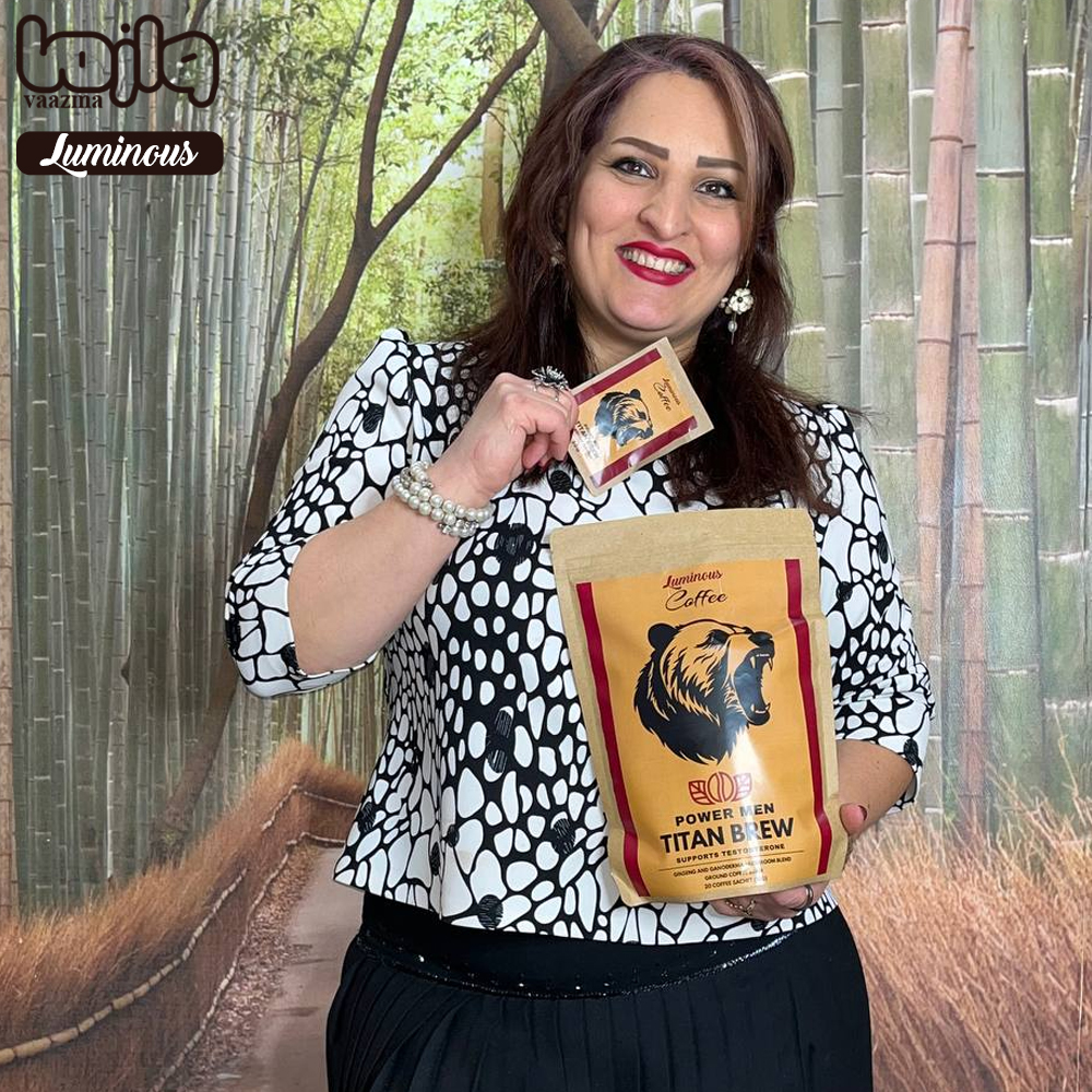 کافی بگ قدرت مردانه و مخصوص ورزشکاران (تایتان) در تعداد 20 عدد کیسه 10 گرمی ترکیب قهوه عربیکا و لیبریکا